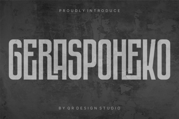 Geraspoheko Font - Featured Image