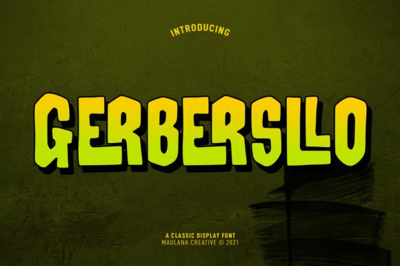 Gerbersllo Font - Featured Image