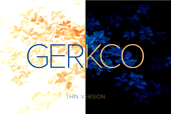 Gerkco Thin Font - Featured Image
