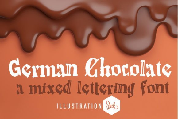 German Chocolate Font - Featured Image