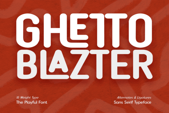 Ghetto Blazter Font - Featured Image