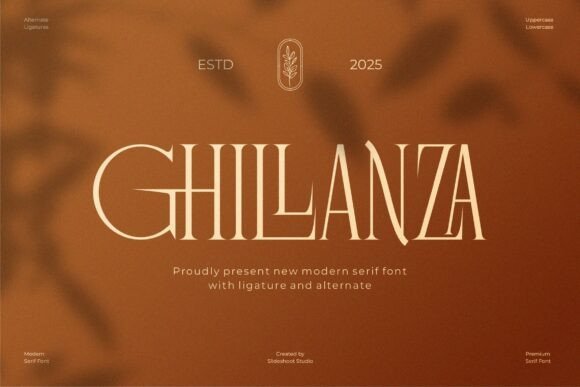 Ghillanza Font - Featured Image