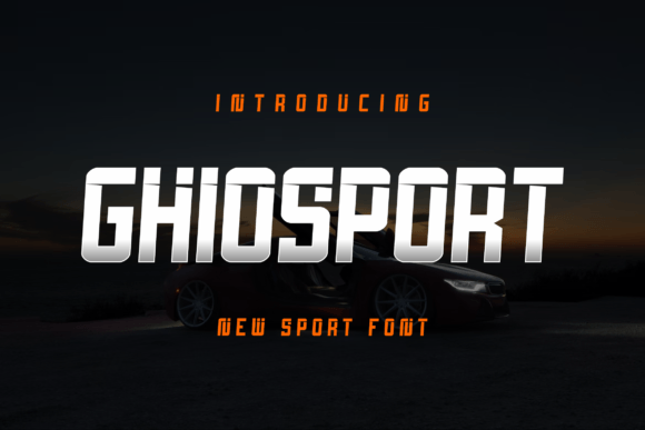Ghiosport Font - Featured Image