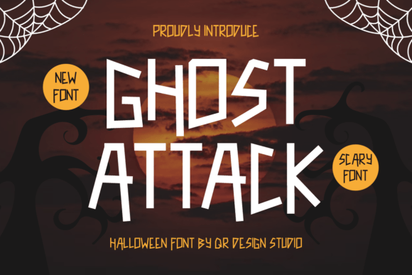 Ghost Attack Font - Featured Image