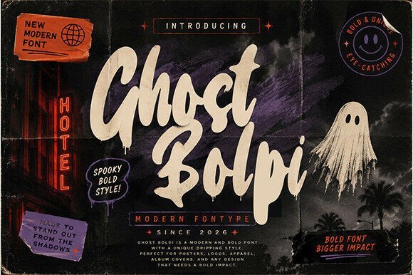 Ghost Bolpi Font - Featured Image