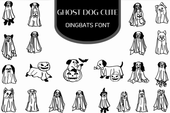 Ghost Dog Cute Font - Featured Image
