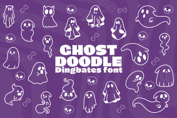 Ghost Doodle Font - Featured Image
