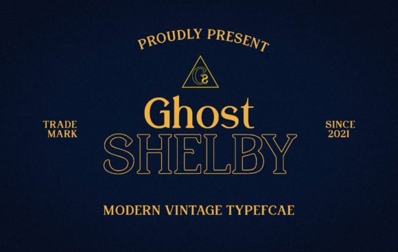 Ghost Shelby Font - Featured Image