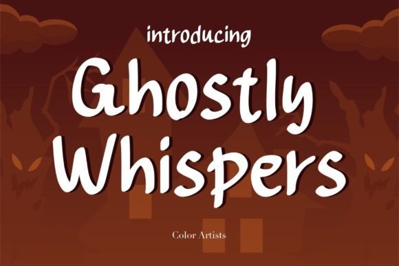 Ghostly Whispers Font - Featured Image