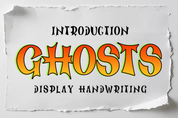 Ghosts Font - Featured Image