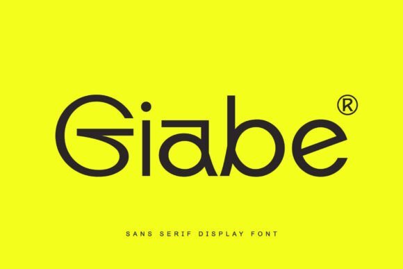 Giabe Font - Featured Image