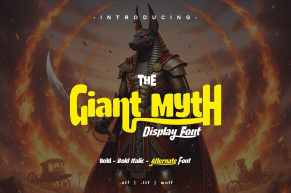 Giant Myth Font - Featured Image