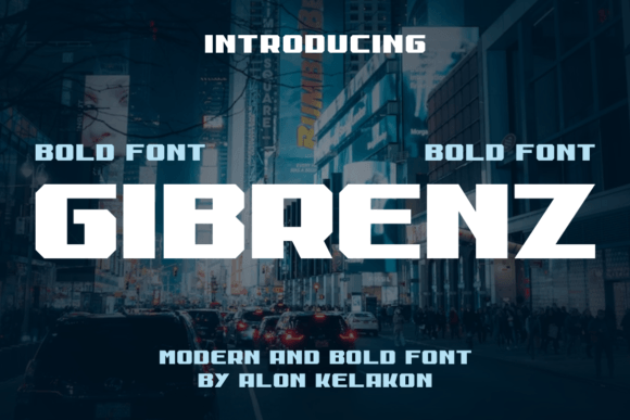 Gibrenz Font - Featured Image