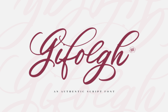 Gifolgh Font - Featured Image