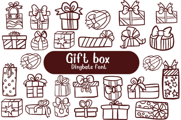 Gift Box Font - Featured Image
