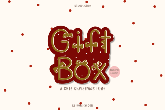 Gift Box Font - Featured Image