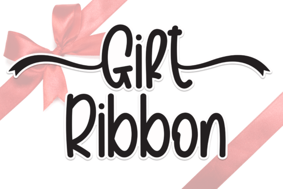 Gift Ribbon Font - Featured Image