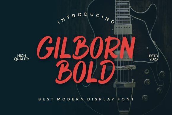 Gilborn Bold Font - Featured Image