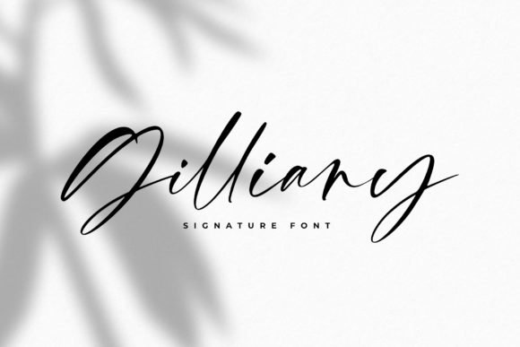 Gilliany Font - Featured Image