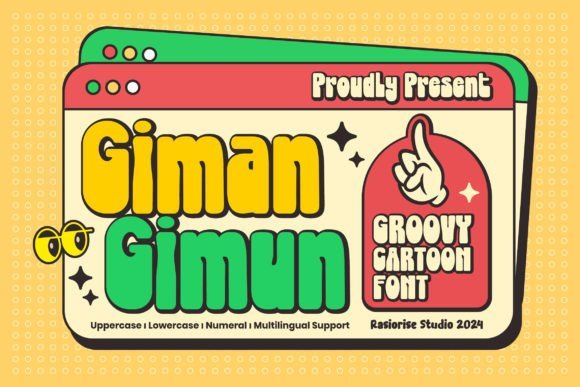 Giman Gimun Font - Featured Image
