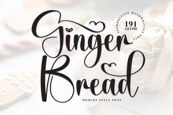 Ginger Bread Font - Featured Image