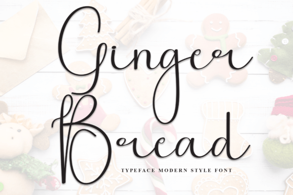Ginger Bread Font - Featured Image