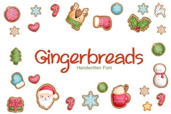 Gingerbreads Font - Featured Image