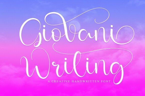 Giovani Writing Font - Featured Image