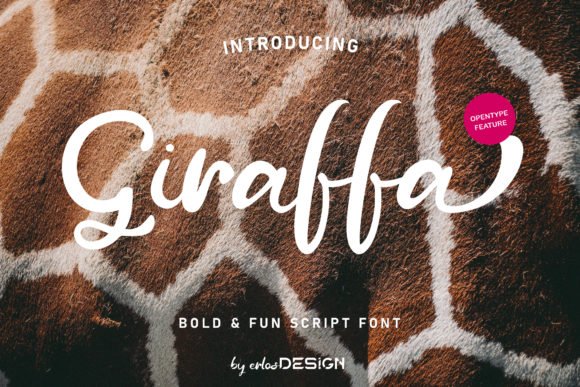 Giraffa Font - Featured Image