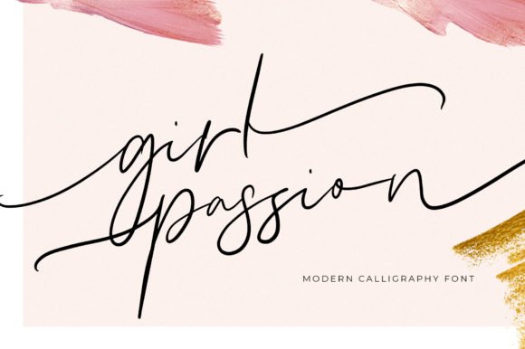 Girl Passion Font - Featured Image