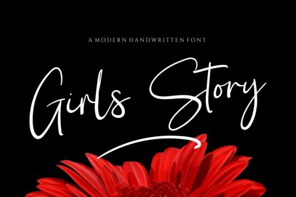 Girl Story Font - Featured Image