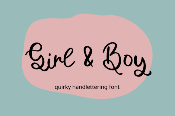 Girl and Boy Font - Featured Image