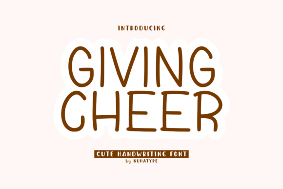 Giving Cheer Font - Featured Image