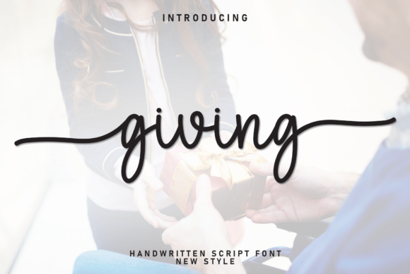 Giving Font - Featured Image