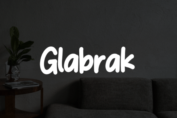 Glabrak Font - Featured Image