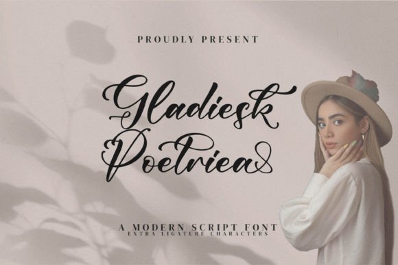 Gladiesk Poetriea Font - Featured Image