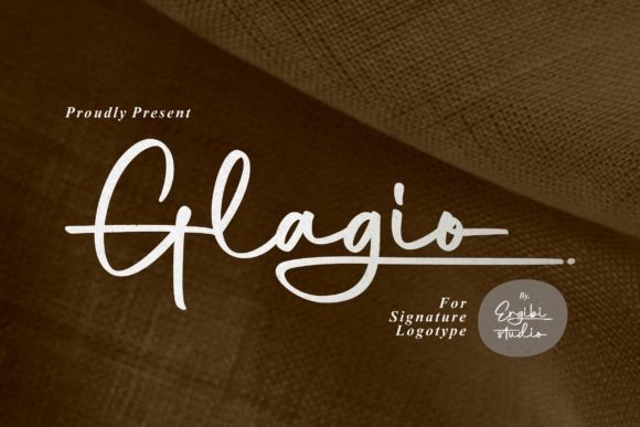 Glagio Font - Featured Image
