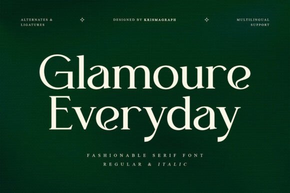 Glamoure Everyday Font - Featured Image