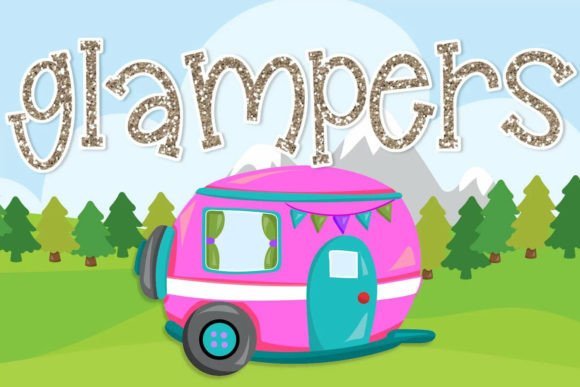 Glampers Font - Featured Image