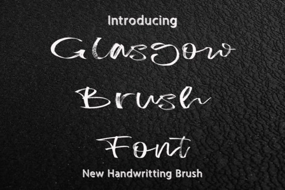 Glasgow Brush Font - Featured Image