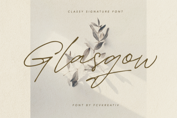 Glasgow Font - Featured Image
