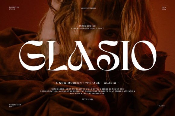 Glasio Font - Featured Image