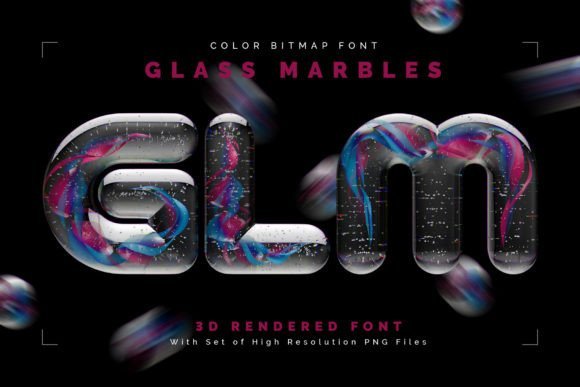 Glass Marbles Font - Featured Image