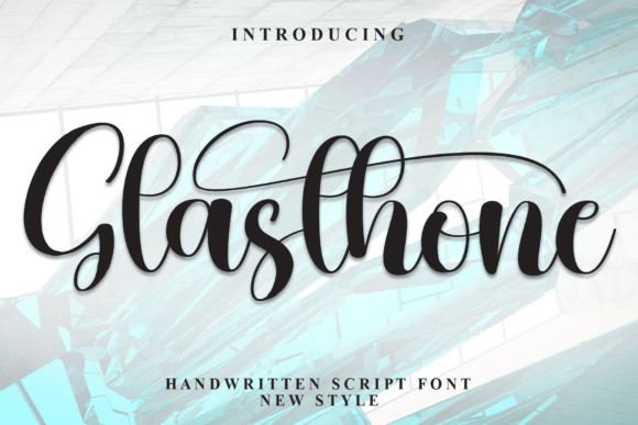 Glasthone Font - Featured Image