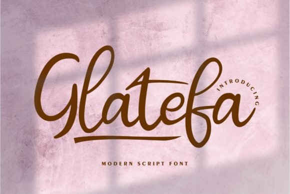 Glatefa Font - Featured Image