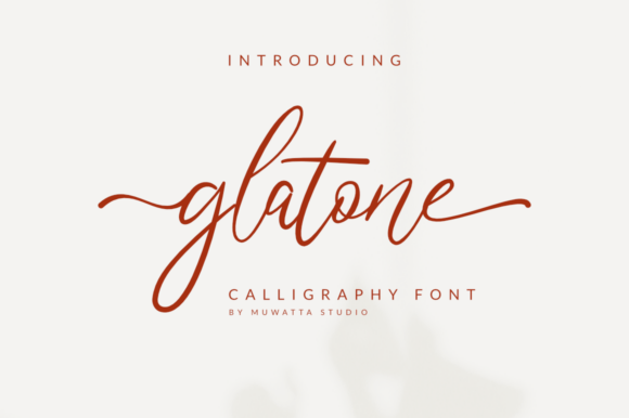 Glatone Script Font - Featured Image