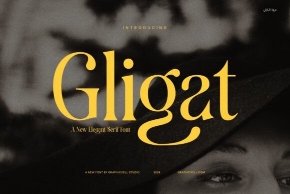 Gligat Font - Featured Image
