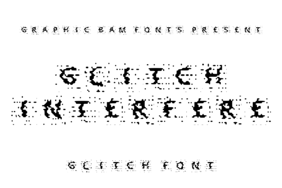 Glitch Interfere Font - Featured Image