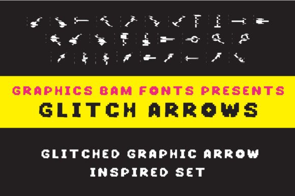 Glitched Arrows Font - Featured Image