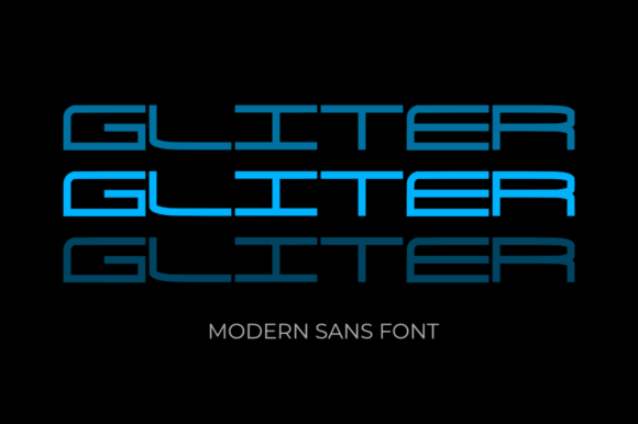 Gliter Font - Featured Image